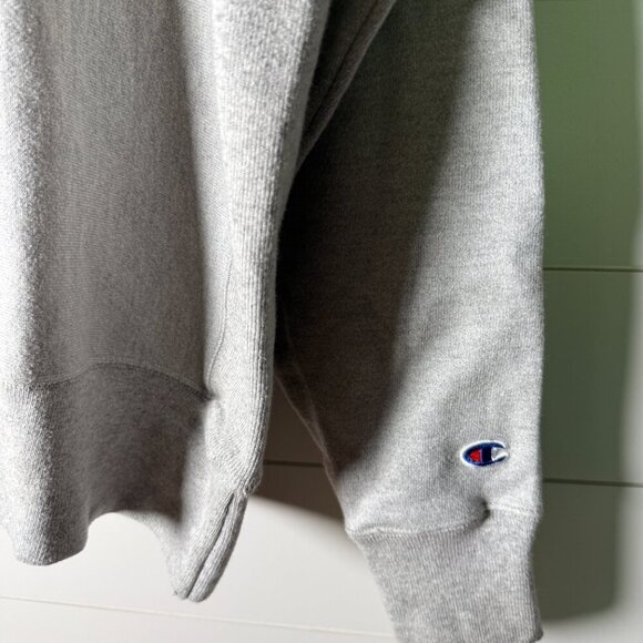 Monstrous Flagship Champion Sweatshirt Crewneck Reverse Weave Light Gray Sz Med - Picture 5 of 6